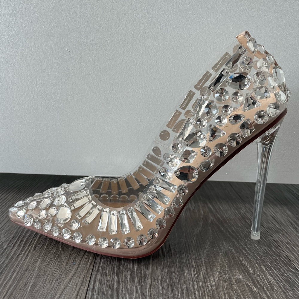 Azalea Wang Bonnie Glass Heel